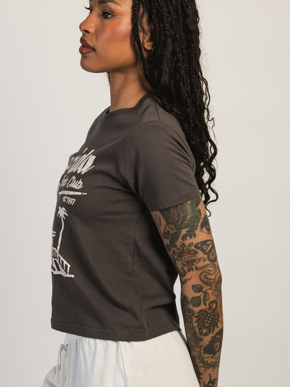 FLORIDA PALM BOXY TEE