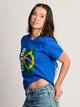 BOY MEETS GIRL BOY MEETS GIRL BRAZIL BOXY TEE - COBALT - Boathouse