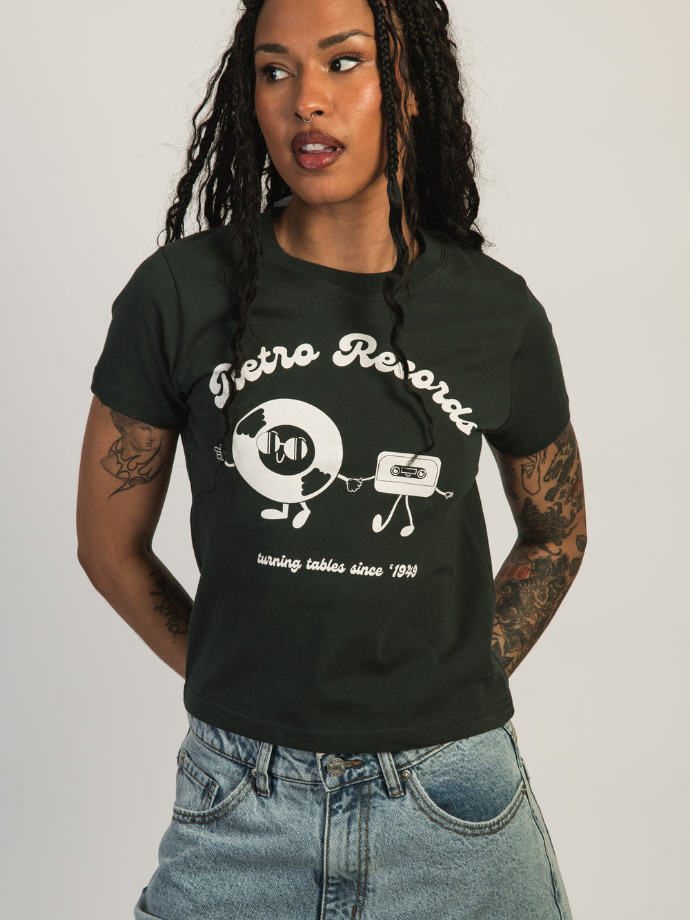 RETRO RECORDS BOXY TEE