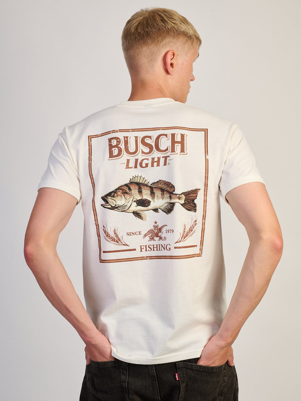 BUSCH BUSCH LIGHT PERCH TEE - Boathouse