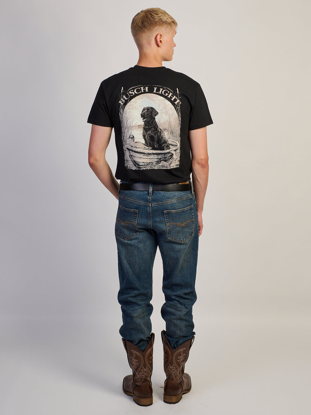 BUSCH BUSCH LIGHT DOG DUCK TEE - Boathouse