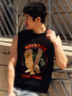 BRIXTON BRIXTON LIVE FREE MUSCLE TANK - BLACK - Boathouse