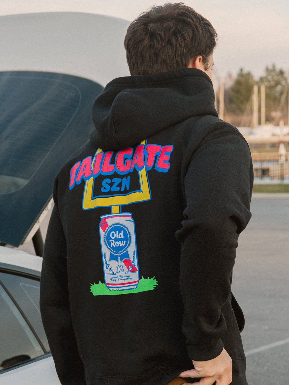 OLD ROW TAILGATE SZN PULLOVER HOODIE - CLEARANCE