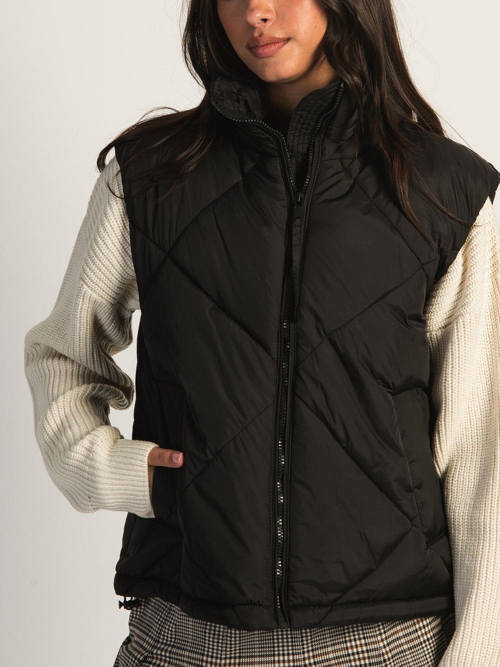 B.YOUNG BOMINA QUILTED PUFFER VEST - CLEARANCE