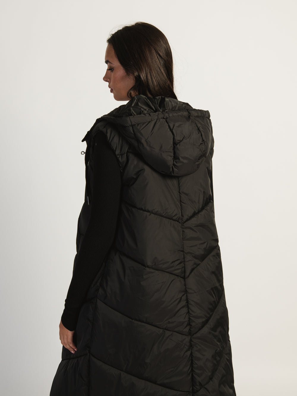 B.YOUNG B.YOUNG BOMINA LONG HOODED PUFF VEST - CLEARANCE - Boathouse