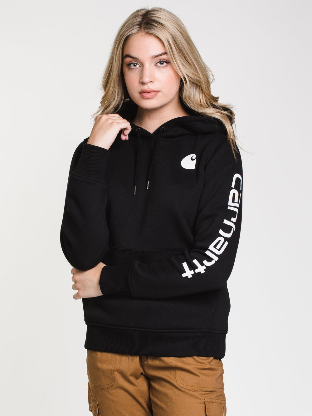 CHANDAIL À CAPUCHE LOGO CLARKSBURG POUR FEMME