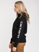 CARHARTT CARHARTT CLARKSBURG LOGO PULLOVER HOODIE - Boathouse