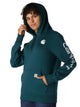 CARHARTT CARHARTT LOGO SLEEVE PULL OVER HOODIE - GREENSTONE - Boathouse