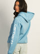 CARHARTT CARHARTT LOGO SLEEVE PULL OVER HOODIE - WATER - Boathouse
