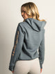 CARHARTT CARHARTT LOGO SLEEVE PULL OVER HOODIE - HEATHER NAVY - Boathouse