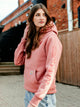 CARHARTT CARHARTT LOGO SLEEVE PULL OVER HOODIE - ROSE - Boathouse