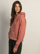 CARHARTT LOGO SLEEVE PULL OVER HOODIE - ROSE