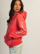 CARHARTT CARHARTT LOGO SLEEVE PULL OVER HOODIE - SALMON - Boathouse