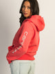 CARHARTT CARHARTT LOGO SLEEVE PULL OVER HOODIE - SALMON - Boathouse
