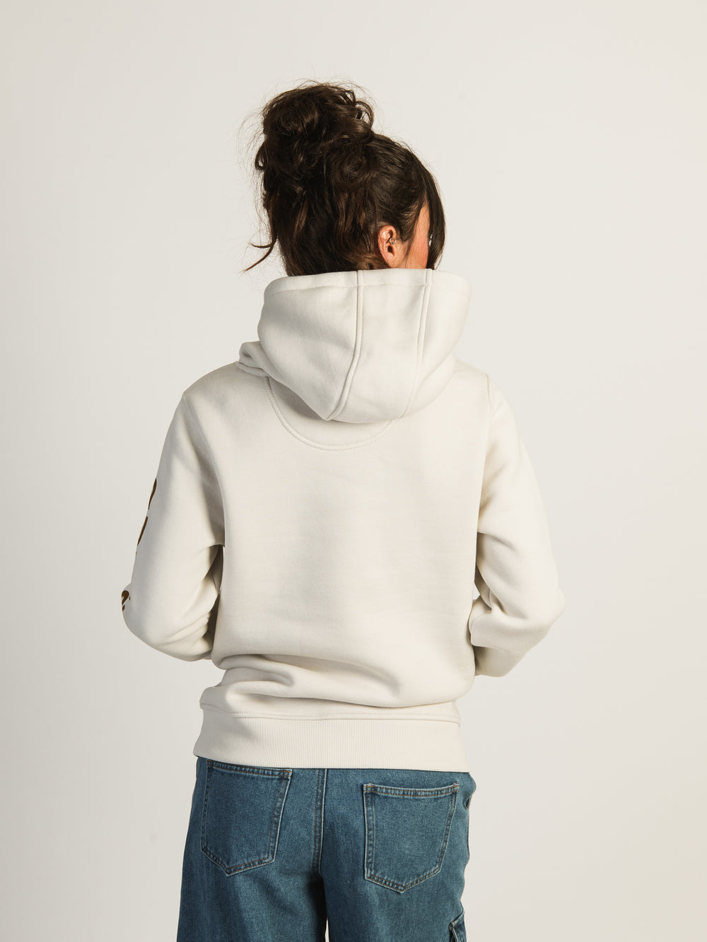 SWEAT À CAPUCHE CARHARTT LOGO SUR MANCHE