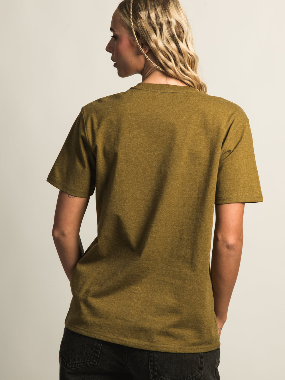 CARHARTT WORKWEAR POCKET T-SHIRT - GOLD