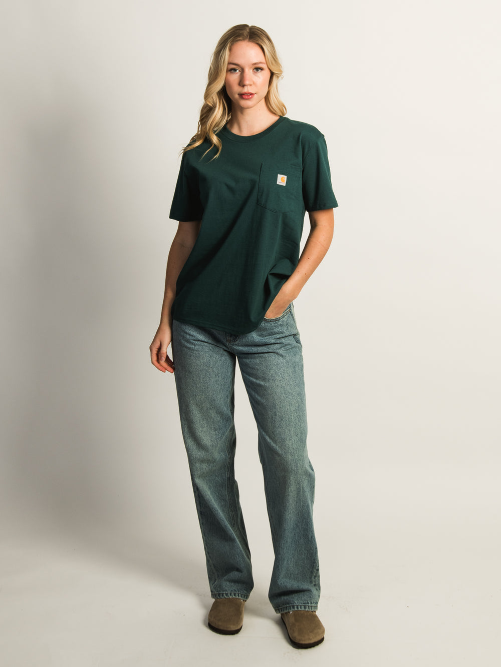 T-SHIRT À POCHETTE CARHARTT WORKWEAR - VERT