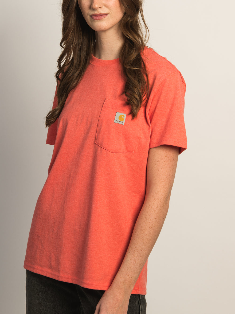 CARHARTT WORKWEAR POCKET T-SHIRT - SALMON