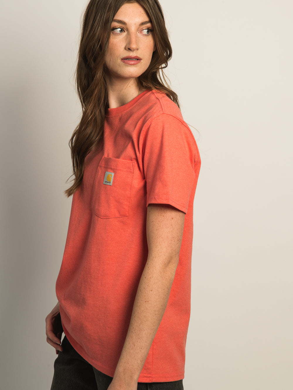 CARHARTT WORKWEAR POCKET T-SHIRT - SALMON