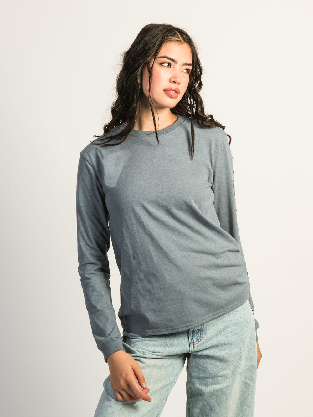 T-SHIRT MANCHES LONGUES, AMPLE CARHARTT HEAVYWEIGHT LOGO