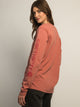 CARHARTT CARHARTT LONG SLEEVE LOGO TEE - ROSE - Boathouse