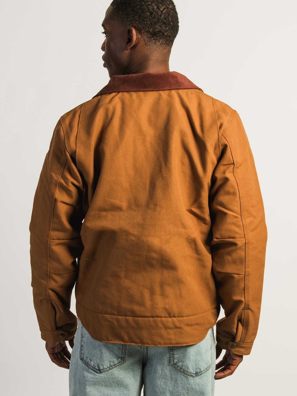 CARHARTT RELAXED FIT LINED DETRIOT JACKET - BROWN