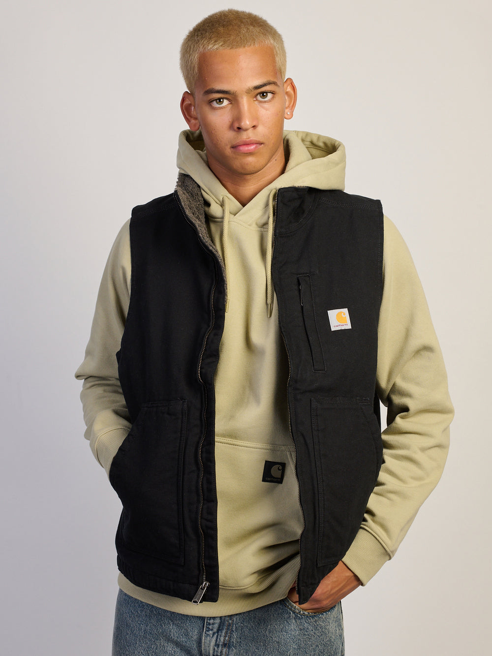 CARHARTT SHERPA LINED VEST - LOOSE FIT