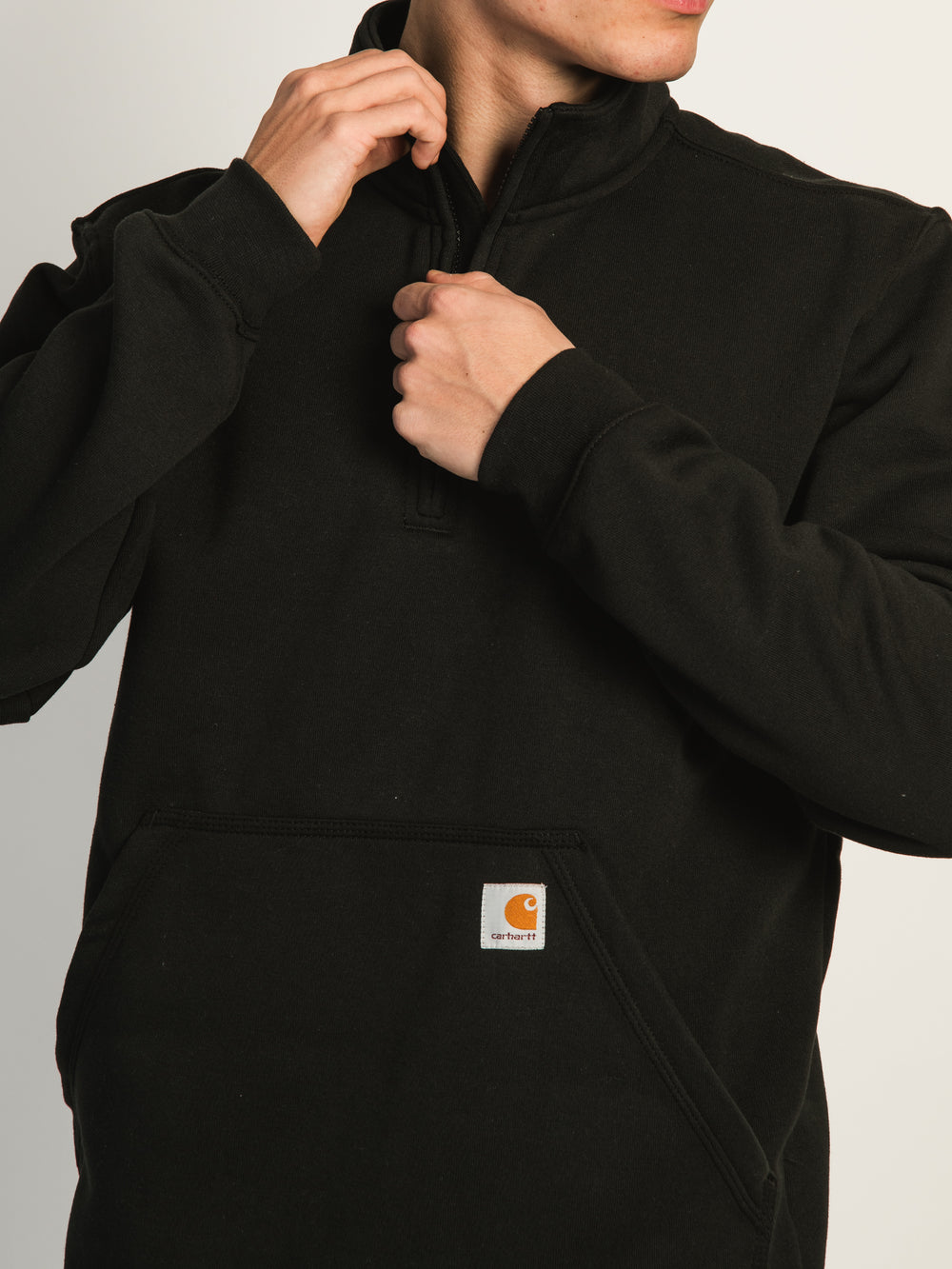 CARHARTT LOOSE FIT MIDWEIGHT 1/4 ZIP MOCKNECK