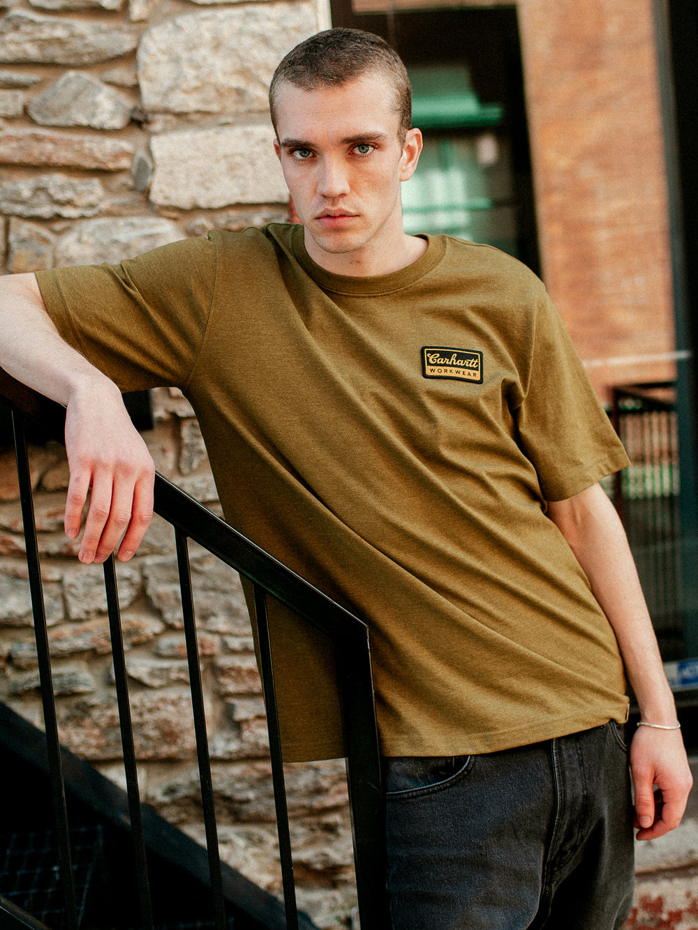 CARHARTT RELAXED LIGHTWEIGHT SCRIPT PATCH T-SHIRT