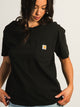 CARHARTT CARHARTT HENLEY T-SHIRT - BLACK - Boathouse