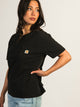 CARHARTT HENLEY T-SHIRT - BLACK
