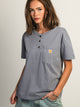 CARHARTT CARHARTT HENLEY T-SHIRT - WISTERIA - Boathouse