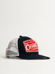 CARHARTT CARHARTT CANVAS MESH BACK BUILT PATCH CAP - NAVY - Boathouse