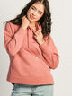 CARHARTT OVERSIZED MIDWEIGHT HEART GRAPHIC HOODIE - ROSE