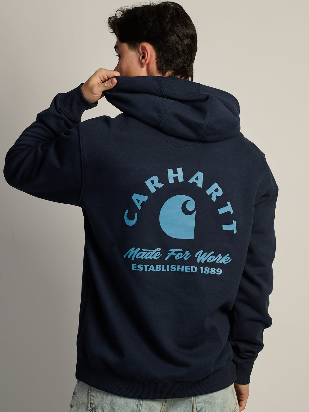CARHARTT SAWYER WORK SWEATER - NAVY