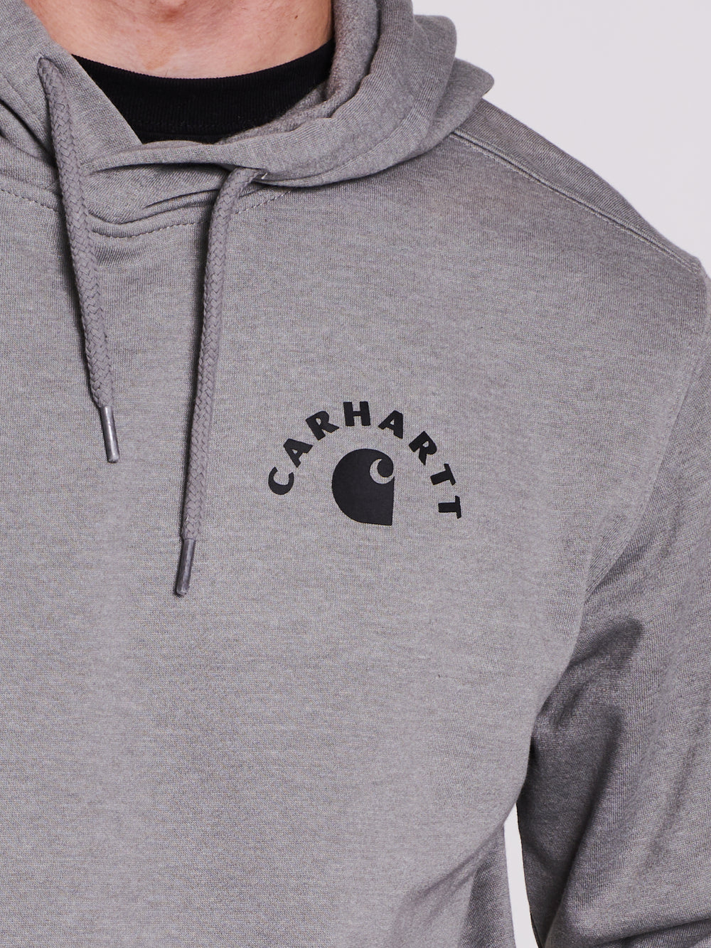 CARHARTT SAWYER WORK PULL OVER HOODIE - ASH HEATHER