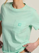 CARHARTT CARHARTT IRVINE RELAXED TEE- MINT - Boathouse
