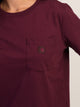 CARHARTT CARHARTT IRVINE RELAXED TEE - CHERRYWOOD - Boathouse