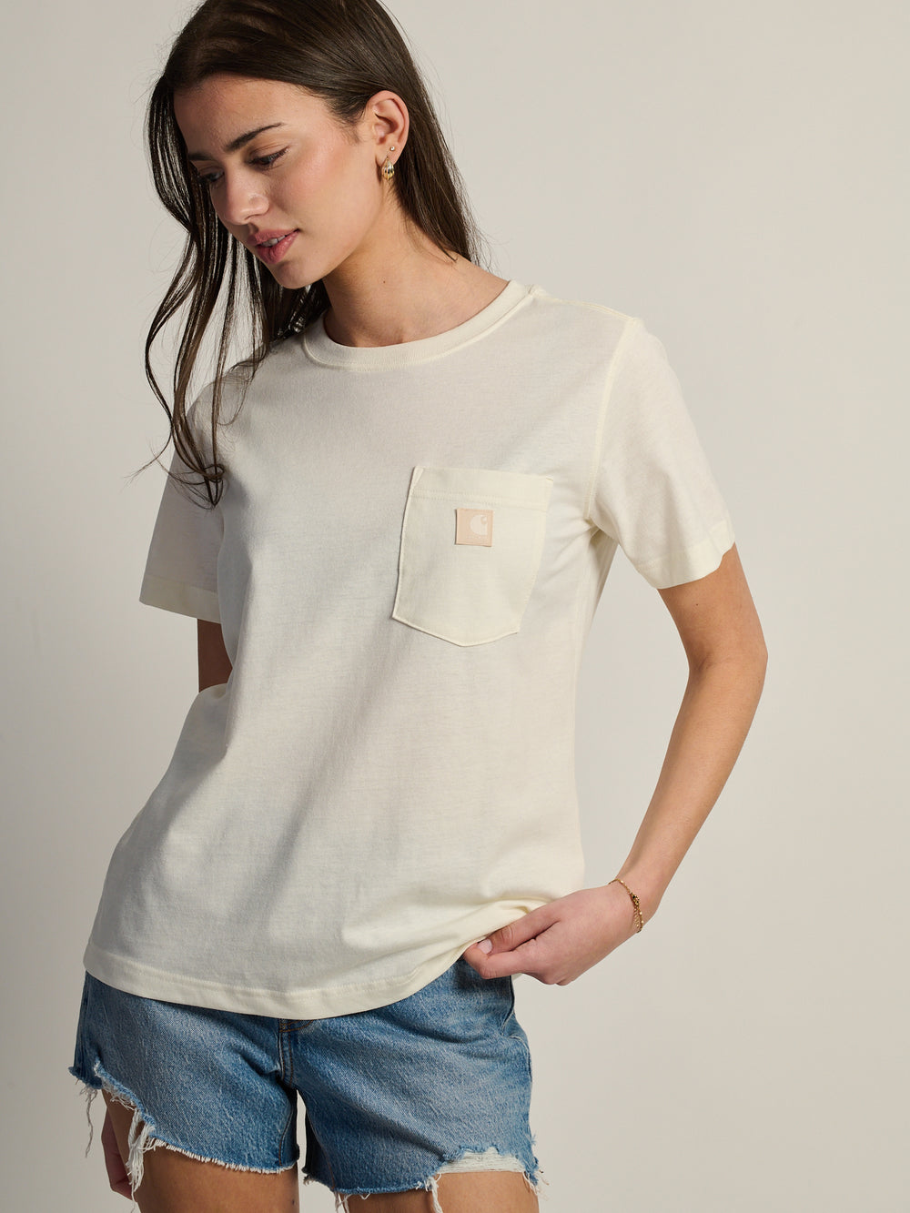 CARHARTT IRVINE RELAXED TEE - EGGSHELL