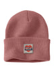 CARHARTT CARHARTT KNIT HEART PATCH TOQUE - ROSE - Boathouse