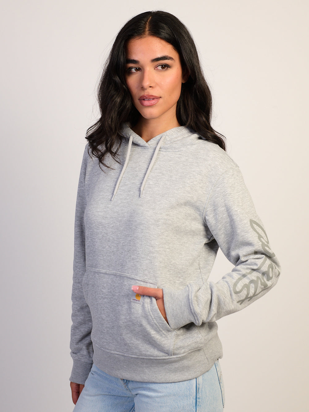 CARHARTT SAWYER SCRIPT LOGO SWEATSHIRT