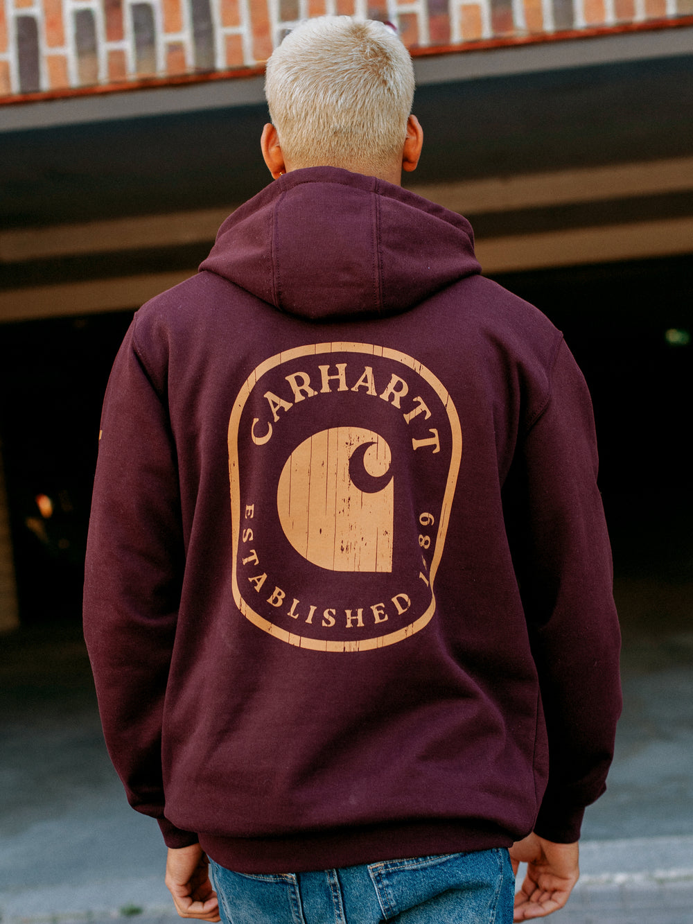 CARHARTT CARHARTT PAXTON 1889 GRAPHIC PULL OVER HOODIE - Boathouse