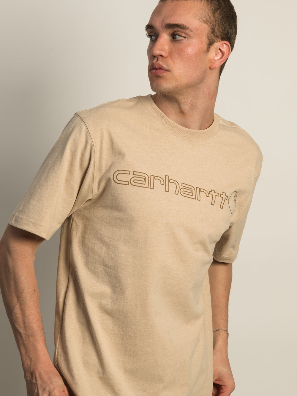 CARHARTT HEAVYWEIGHT SHORT SLEEVE LOGO GRAPHIC TEE