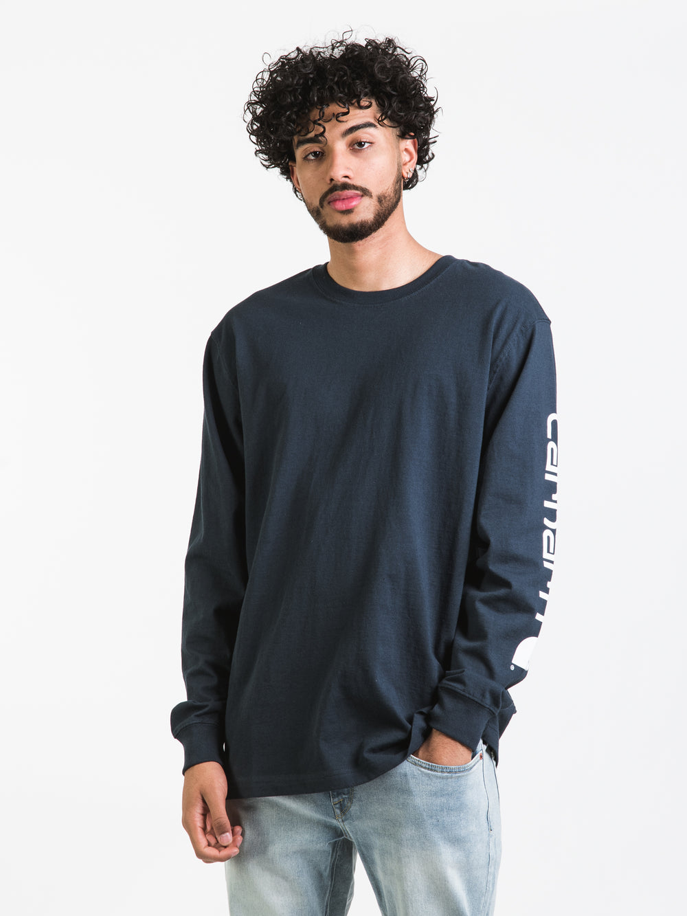 T-SHIRT CARHARTT SIG MANCHES LONGUES