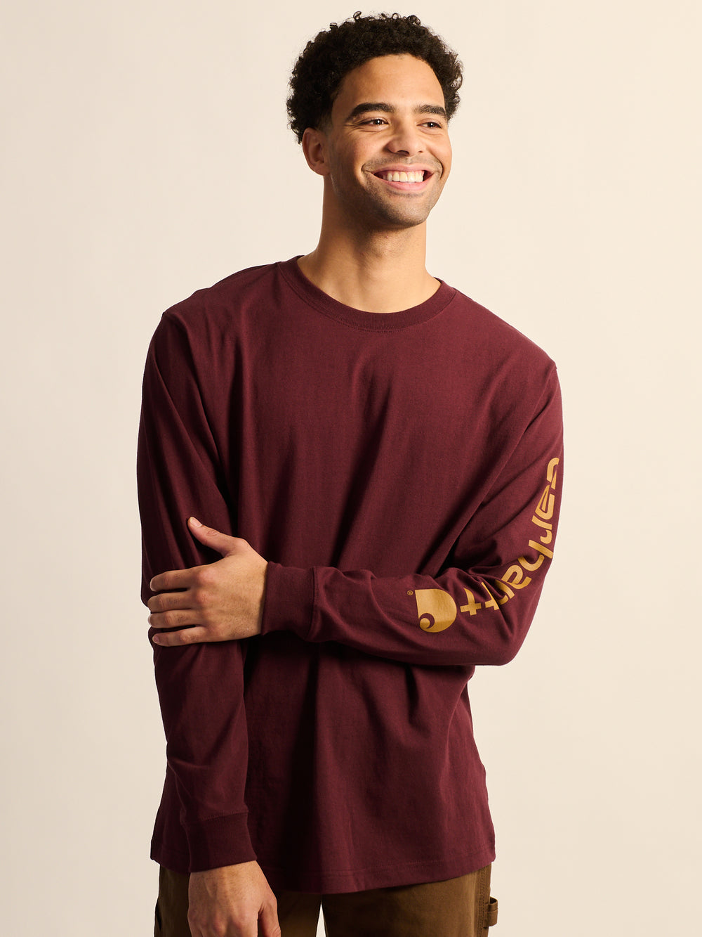 T-SHIRT MANCHES LONGUES CARHARTT SIGNATURE - PORT