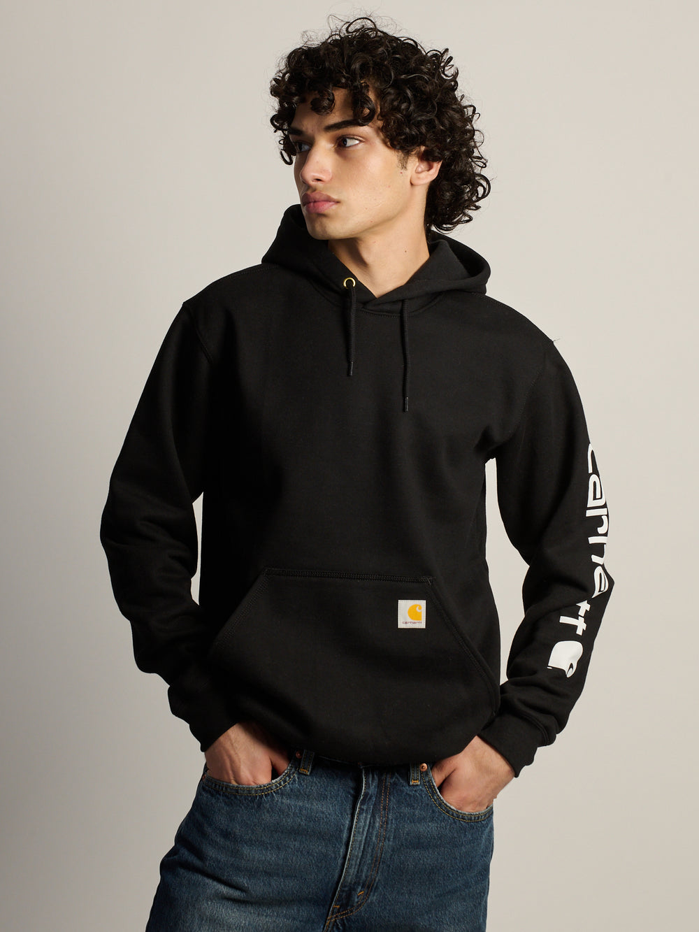 CARHARTT SLEEVE PULLOVER HOODIE