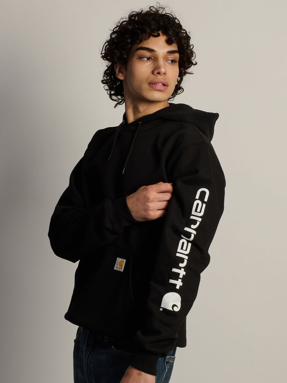 CARHARTT SLEEVE PULLOVER HOODIE