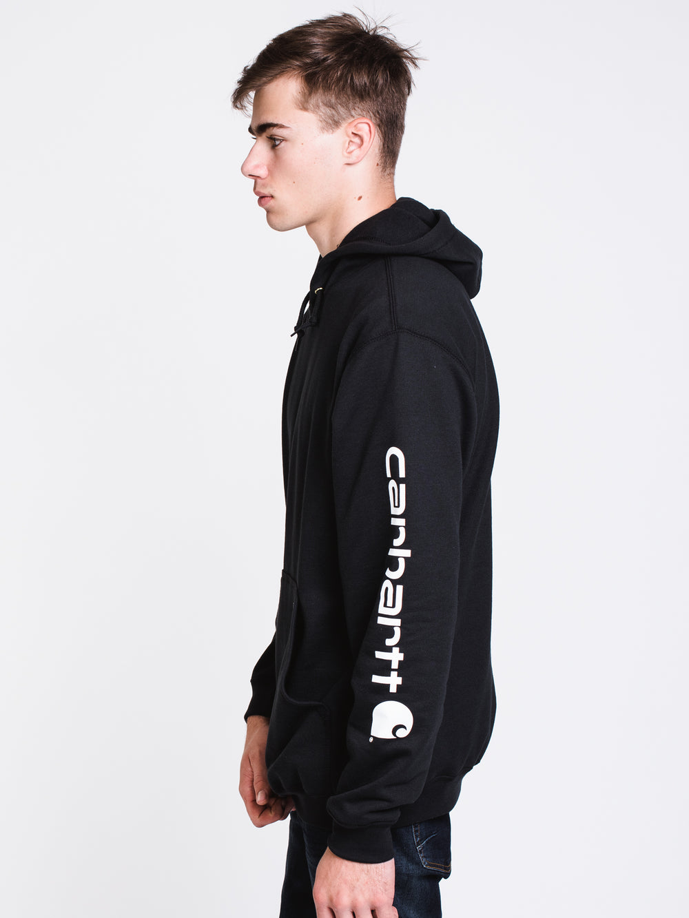 CARHARTT CARHARTT SLEEVE PULLOVER HOODIE - Boathouse