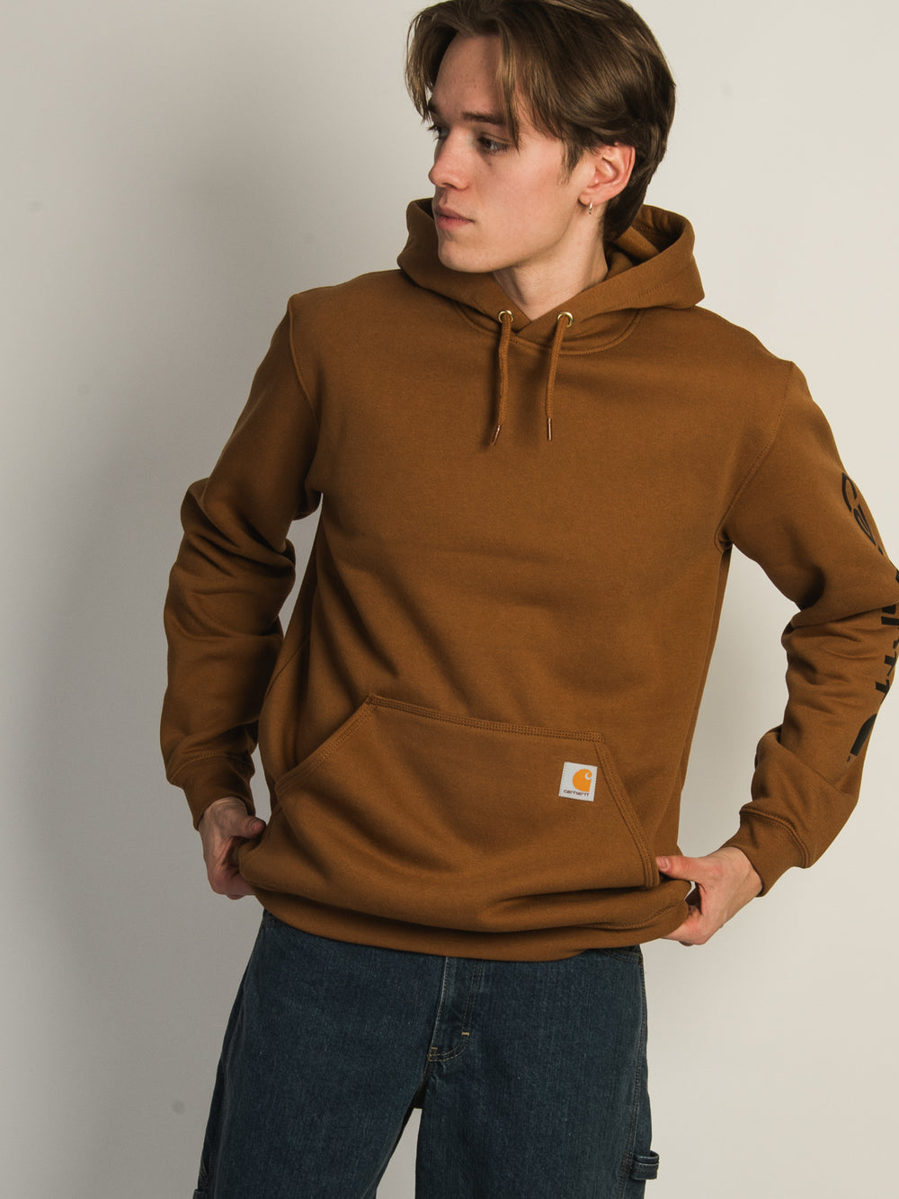 CARHARTT SLEEVE PULLOVER HOODIE