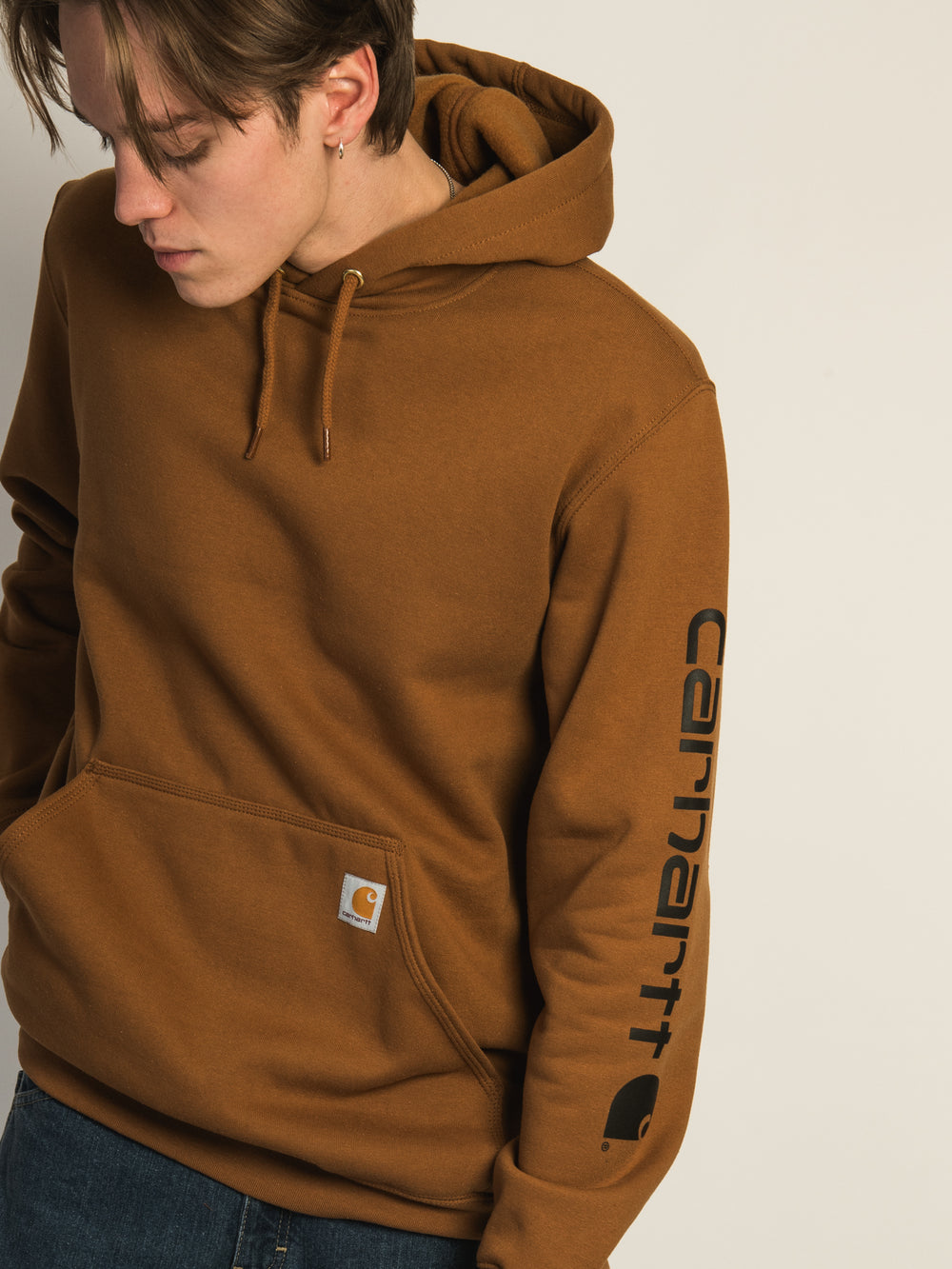 CARHARTT SLEEVE PULLOVER HOODIE